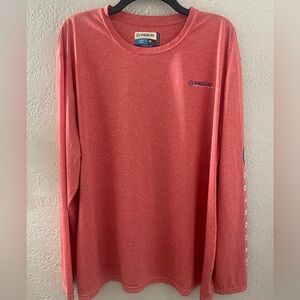 Magellan Outdoors Men's Crimson Long Sleeve Tee Drifit 2XL Fish Gear